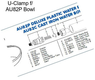 U-Clamp f/ AU82P Bowl