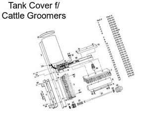 Tank Cover f/ Cattle Groomers