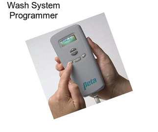 Wash System Programmer
