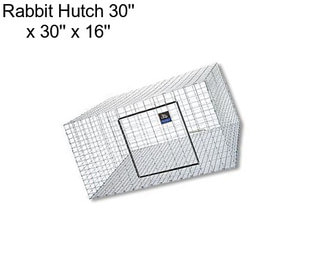 Rabbit Hutch 30\'\' x 30\'\' x 16\'\'