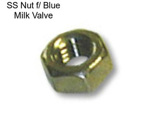 SS Nut f/ Blue Milk Valve