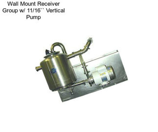 Wall Mount Receiver Group w/ 11/16`` Vertical Pump