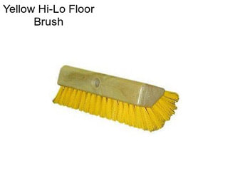 Yellow Hi-Lo Floor Brush