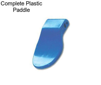 Complete Plastic Paddle