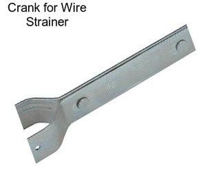 Crank for Wire Strainer