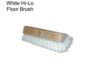 White Hi-Lo Floor Brush