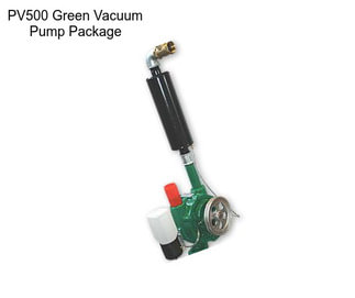 PV500 Green Vacuum Pump Package