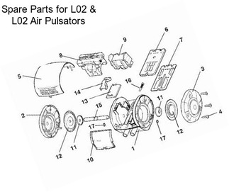 Spare Parts for L02 & L02 Air Pulsators