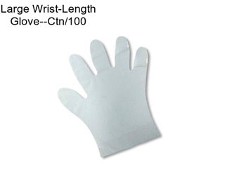 Large Wrist-Length Glove--Ctn/100