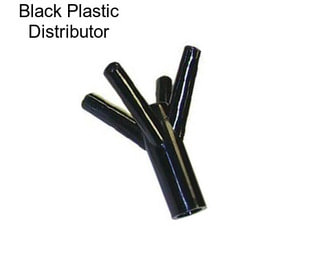 Black Plastic Distributor