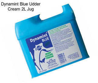 Dynamint Blue Udder Cream 2L Jug