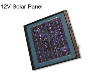 12V Solar Panel