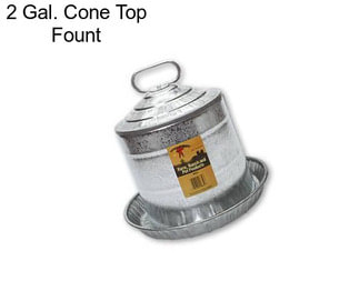 2 Gal. Cone Top Fount