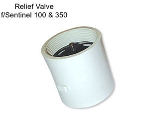 Relief Valve f/Sentinel 100 & 350