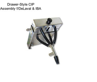 Drawer-Style CIP Assembly f/DeLaval & IBA