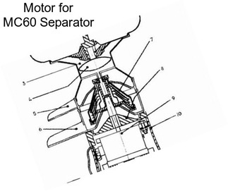Motor for MC60 Separator