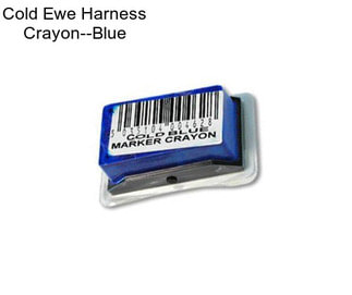 Cold Ewe Harness Crayon--Blue