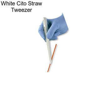 White Cito Straw Tweezer