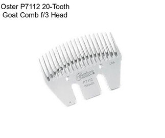 Oster P7112 20-Tooth Goat Comb f/3\