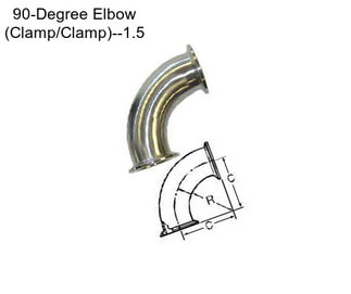 90-Degree Elbow (Clamp/Clamp)--1.5\