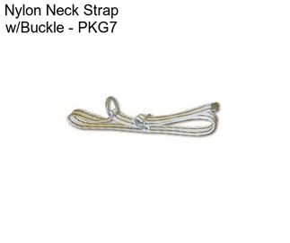 Nylon Neck Strap w/Buckle - PKG7