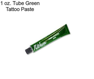 1 oz. Tube Green Tattoo Paste