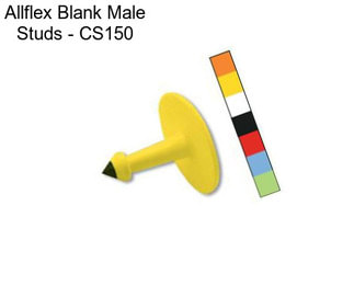 Allflex Blank Male Studs - CS150