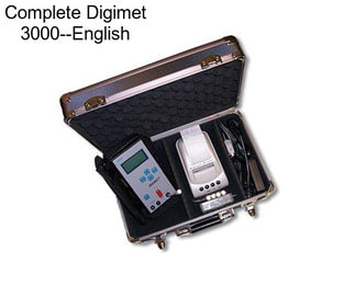 Complete Digimet 3000--English