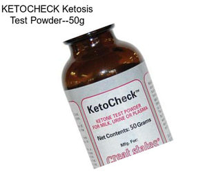 KETOCHECK Ketosis Test Powder--50g