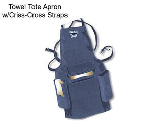 Towel Tote Apron w/Criss-Cross Straps