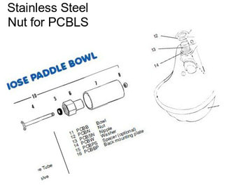 Stainless Steel Nut for PCBLS
