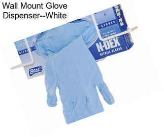 Wall Mount Glove Dispenser--White