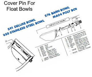 Cover Pin For Float Bowls