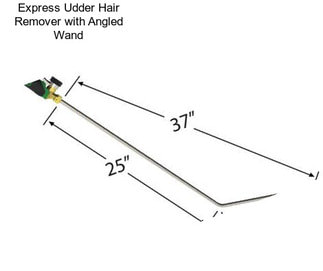 Express Udder Hair Remover with Angled Wand