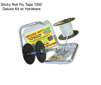 Sticky Roll Fly Tape 1000\' Deluxe Kit w/ Hardware