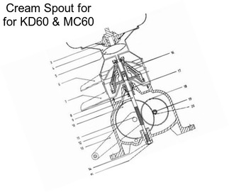 Cream Spout for for KD60 & MC60