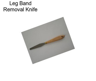 Leg Band Removal Knife