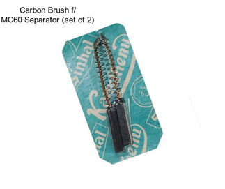 Carbon Brush f/ MC60 Separator (set of 2)