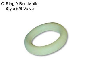 O-Ring f/ Bou-Matic Style 5/8\