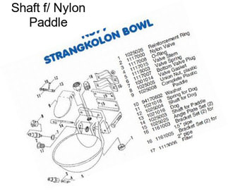 Shaft f/ Nylon Paddle