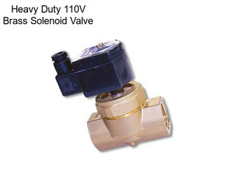 Heavy Duty 110V Brass Solenoid Valve