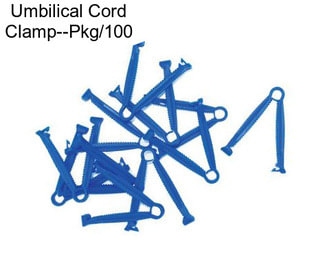 Umbilical Cord Clamp--Pkg/100