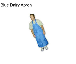 Blue Dairy Apron