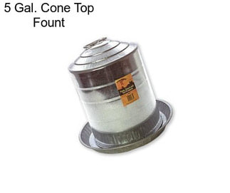 5 Gal. Cone Top Fount