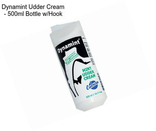 Dynamint Udder Cream - 500ml Bottle w/Hook