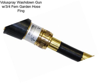 Voluspray Washdown Gun w/3/4\