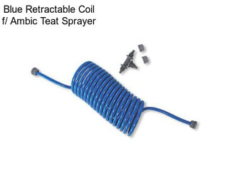 Blue Retractable Coil f/ Ambic Teat Sprayer