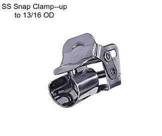 SS Snap Clamp--up to 13/16\