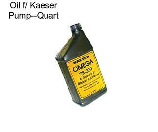 Oil f/ Kaeser Pump--Quart