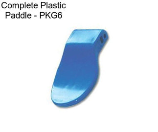 Complete Plastic Paddle - PKG6